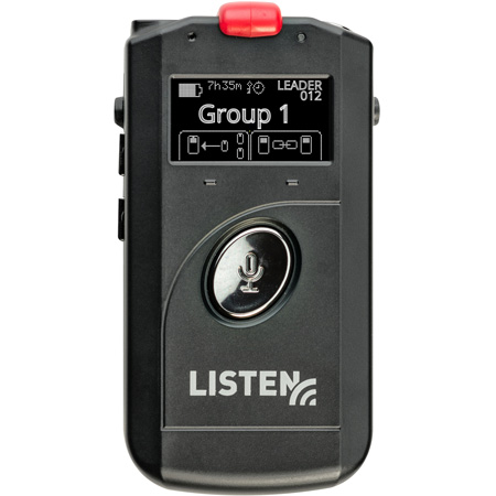 Listen Technologies LK-1 ListenTALK Assistive Listening & Intercom Transceiver - Rechargeable Li-ion Battery
