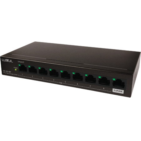 Switch 100% Gigabit, 18 ports, 16 PoE+, 2 Uplinks