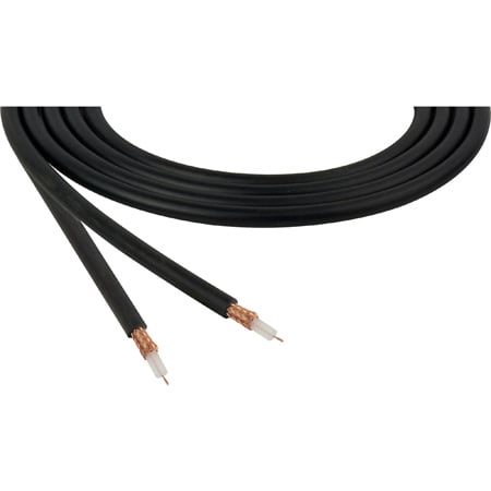Canare LV-61S RG59 75 Ohm Video Coaxial Cable by the Foot - Black