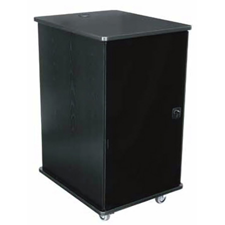 Middle Atlantic MFR 16RU Mobile Rack - Grained Ebony Ash