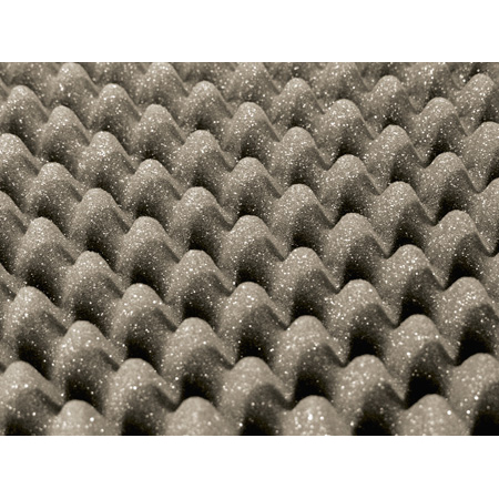 Markerfoam 54x54 UL94 Sound Absorption Acoustic Foam Panels - 2 Inch Gray
