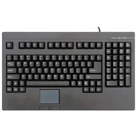 USB Keyboard With Touch Pad For Rack Drawers - Black