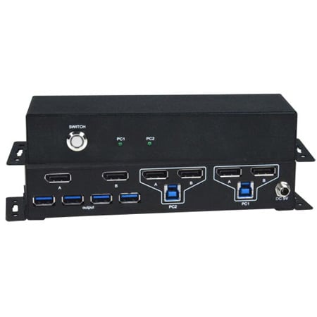 Tripp Lite DisplayPort/USB KVM Switch 16-Port with Audio/Video and USB  Peripheral Sharing, 4K 60 Hz, 1U Rack-Mount - KVM - B024-DPU16 - KVM  Switches 