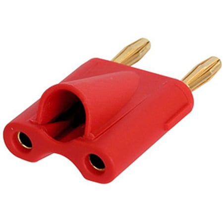 Rean NYS508-R Dual Banana Plug for 6-10mm Cable OD - Red