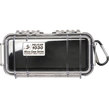 Pelican 1030 Micro Case - Clear Case/Black Liner
