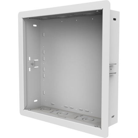 Peerless-AV IB14X14-AC-W 14x14 Inch In-Wall Box for Recessed Power and AV Components with optional Surge Protector