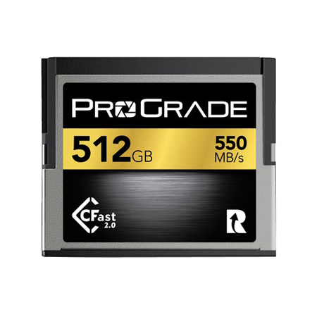 ProGrade Digital PGCFA512GAJNA CFast 2.0 Memory Card with up to 450 MB/s  Write Speed - 512 GB