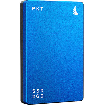 Angelbird PKTU31MK2-1000BK SSD2GO PKT MK2 Portable and Rugged SSD with Full USB-C 3.2 Gen 2 Compatibility - Blue - 1 TB