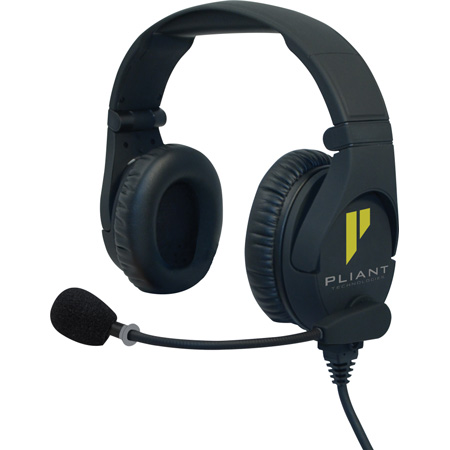 Pliant Technologies PHS-SB210E-DMG SmartBoom PRO Dual Ear Headset with Dual 3.5mm Gold Connector