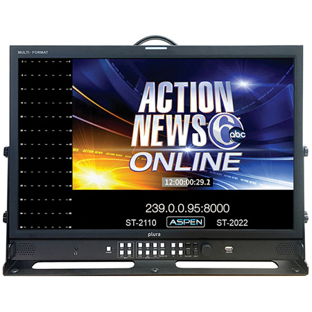 Plura SFP-324-H Broadcast Monitor (1920x1200)-Direct 3Gb/s BNC I/O ...