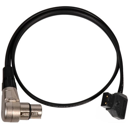 Laird POWERTAP-36IN Anton Bauer PowerTap (P-Tap) to Right Angle 4-Pin XLR Female Power Cable - 36 Inch