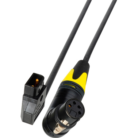 Laird POWERTAP-XF4-3 PowerTap Female to 4-Pin XLR-F Power Cable - 3 Foot