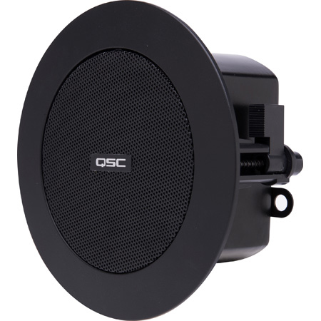 QSC AD-C.SAT 2.75-inch Small Format Ceiling Satellite Loudspeaker - Black - Pair