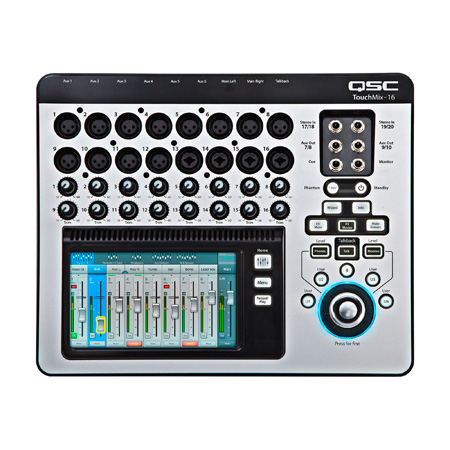 QSC TOUCHMIX-16 20-Channel Digital Audio Mixer with 12-Mic & 4-Mic/Line Inputs