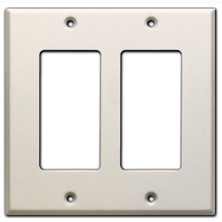 RDL CP-2 Double Cover Plate - white