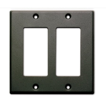 RDL CP-2B Double Cover Plate -Black