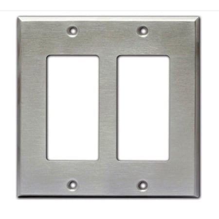 RDL CP-2S Double Cover Plate - stainless steel