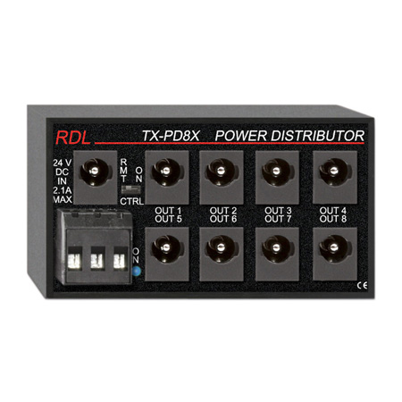 RDL TX-PD8X Switching Power Supply Distributor