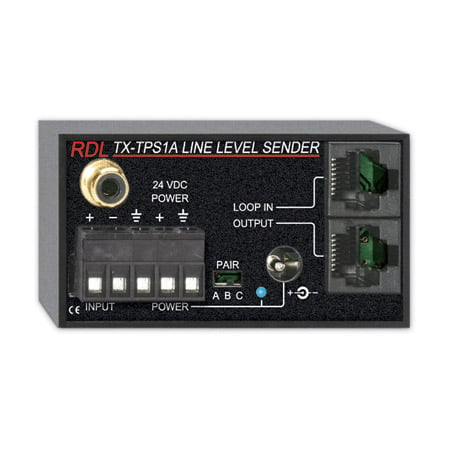 RDL TX-TPS1A Active Single-Pair Sender - Twisted Pair Format-A - Bal Line Input