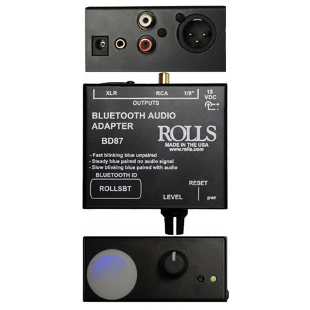 JIB/BT5R Portable Wireless XLR Bluetooth 5.0 Receiver - Galaxy Audio