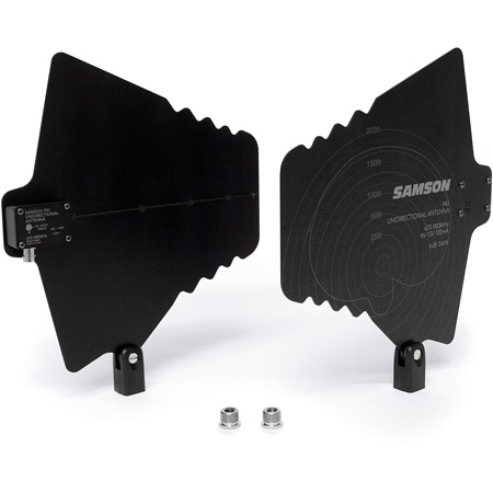 Samson SWPA1 Paddle Antennas: 470 - 980 MHz (0 dB +10 dB) 50 ohms BNC Connectors - Pair