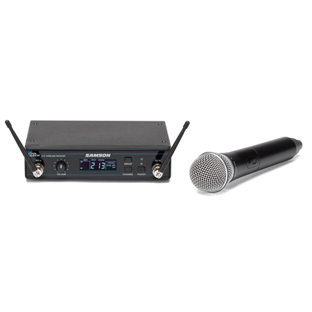 Samson SWC99HQ8-K Concert 99 Wireless Handheld Microphone System with Q8 Dynamic Mic - K Band: 470-494 MHz