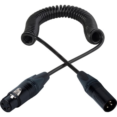 Sescom SC-CC-XLJXLM ENG Cable 3-Pin XLR Female to 3-Pin XLR Male - 4 Foot Coiled