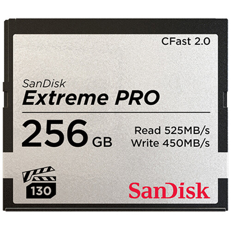 Sandisk SDCFSP-256G-A46D Extreme Pro CFast 2.0 Memory Card - 256GB SDCFSP-256G-A46D