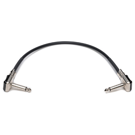 Sescom SES-PBPK-02 Instrument-Guitar-Pedal Cable Pack with Right Angle Pancake Style Connectors- 3x 12 Inch