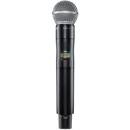 Shure AD2/SM58 Axient Digital Handheld Wireless Transmitter w/ SM58 Capsule - G57 Band (470 - 616MHz)