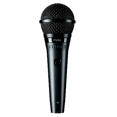 Shure PG Alta PGA58-QTR Cardioid Dynamic Vocal Microphone - XLR-1/4 Inch Cable