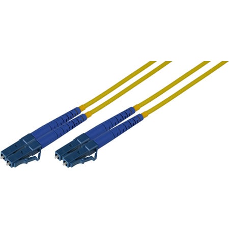 100-Meter 9u/125u Fiber Optic Patch Cable Single Mode Duplex LC to LC - Yellow