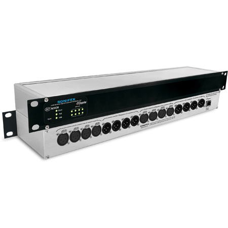 Sonifex AVN-AESIO8 8 AES3 Inputs - 8 AES3 Output Dante Interface - PoE