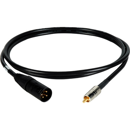Sescom SPDIF-AES-6 Digital Audio Cable Canare SPDIF-AES 3-Pin XLR Male to RCA Male - 6 Foot