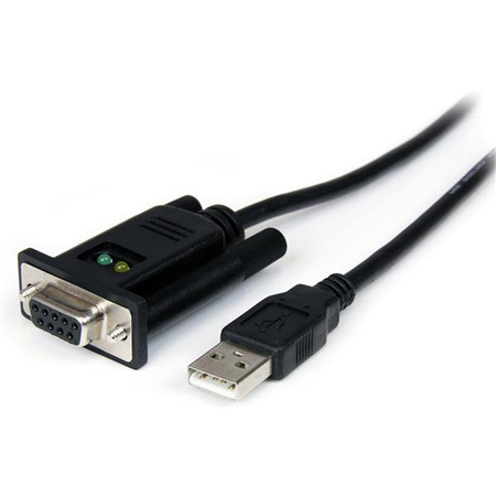 StarTech ICUSB232FTN 1 Port USB to Null Modem RS232 DB9 Serial DCE ...