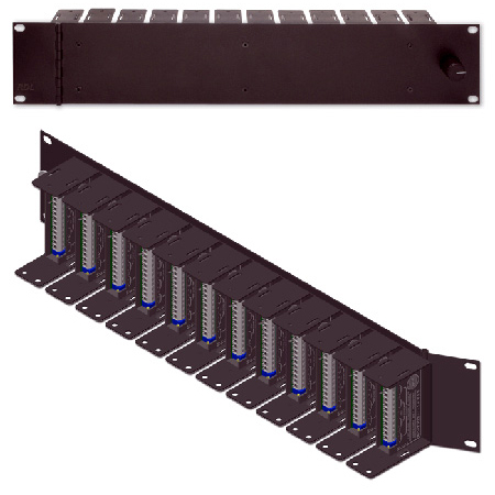 RDL STR-19A Stick-On Series 19in Racking System - 12 Modules