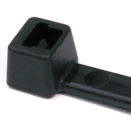 HellermannTyton T30XL0C2 14 Inch Black Nylon Cable Ties (30 Pounds Tensile Strength) - 100 Pack