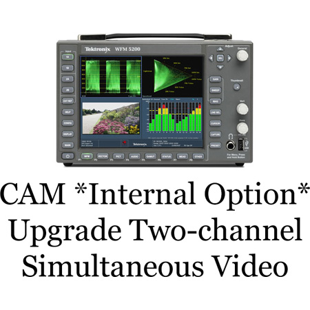 Tektronix WFM5200 CAM Internal Option Two-channel Simultaneous Video Monitoring for WFM5200 WFM5200-CAM