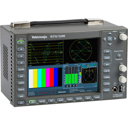 Tektronix WFM5200 Compact Multi-format Multi-Standard Waveform Monitor WFM5200
