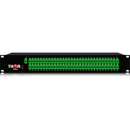 Thor F-PLC-1X64 Fiber Optic Couplers w/ SC/APC connectors 1 RU