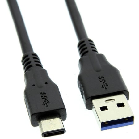 Connectronics USB3-AM-CM-003 USB-C Male to USB-A Male USB 3.1 Cable - 3 Foot