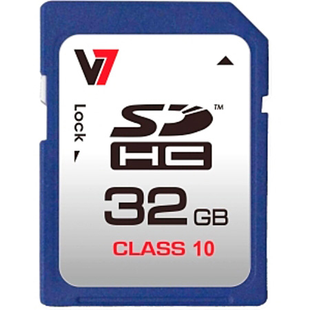 V7 32GB Secure Digital High Capacity 10 MBps Write SDHC Card