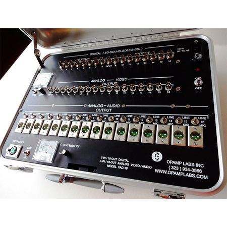 Opamp VAD-16 1x16 3G-SDI Digital/Analog Video & Audio Press Feed Mult Box