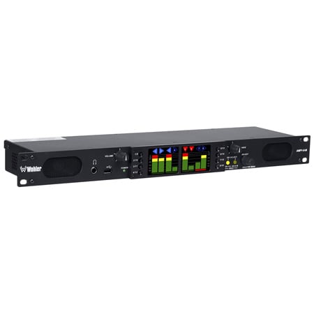 Wohler AMP1-8-M 8 Channel Dual Input 3G/HD/SD-SDI Audio Monitor - 1RU