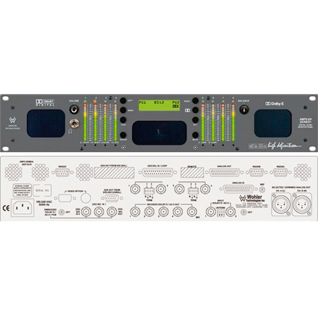 Wohler AMP2-E8MDA 8CH Dolby E Audio Monitor & Converter w/Discrete AES Outputs