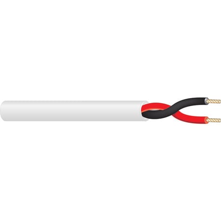 West Penn Wire 225 Communication Control Cable 1000 Feet - White 225 WHITE