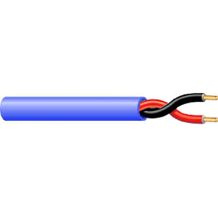 West Penn 980 18 AWG Fire Alarm Cable - 1000 ft - Blue 980