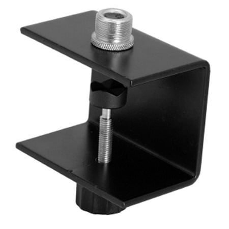 WindTech TMC-3 Microphone or Video Table Clamp with 3/8in-16 and  5/8in-27 Threads