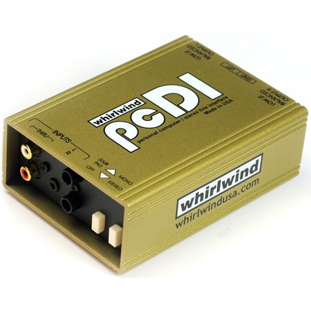 Whirlwind pcDI Direct Box with RCA and 1/8in Inputs