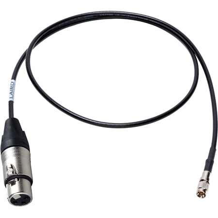 Laird XLF-DIN-025 DIN 1.0/2.3 to XLR-M Time Code Cable - 25 Foot